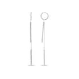 Gift Collection Stone Bar Detail Dangle Earrings 2