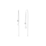 Gift Collection Pearl and Stone Detailed Chain Drop Earrings 2