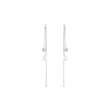 Gift Collection Pearl and Stone Detailed Chain Drop Earrings 3