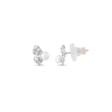 Серьги Gift Collection в форме листа с жемчугом 3