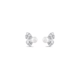 Серьги Gift Collection в форме листа с жемчугом 2