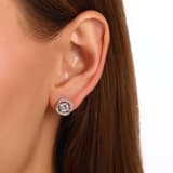Серьги Gift Collection круглой формы с камнями 1