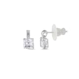 Gift Collection Square Cut Dangle Stone Earrings 3