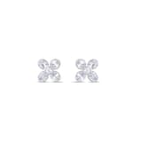 Серьги с камнями в форме четырехлистника из коллекции Gift 3