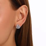 Серебряные серьги Gift Collection с круглым цирконом 1
