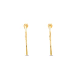 Lucky Gems Model-2 Sedef Taşlı Altın Renkli Gümüş Küpe