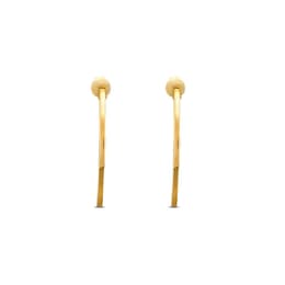 Lucky Gems Model-1 Malahit Taşlı Altın Renkli Gümüş Küpe