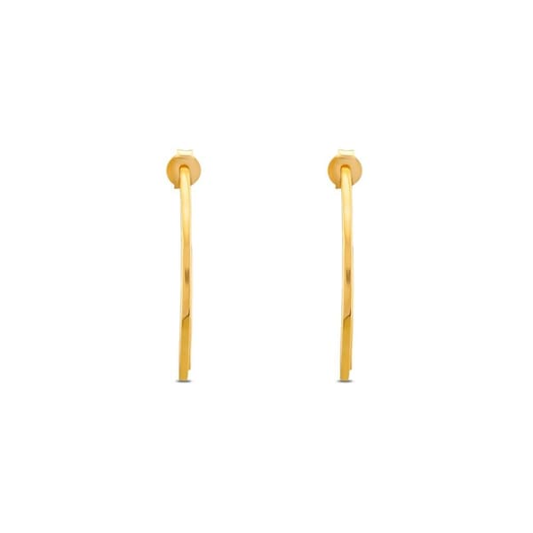 Lucky Gems Model-4 Malahit Taşlı Altın Renkli Gümüş Küpe
