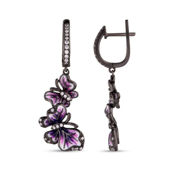 Heaven Collection Butterfly Design Stone Earrings