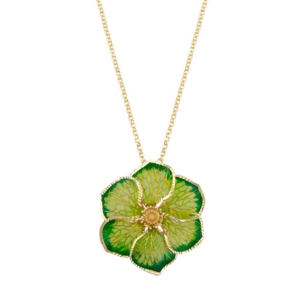 Le Jardin ZCL1165-MG Silver Necklace