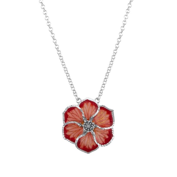 Le Jardin ZCL1299-MB Silver Necklace