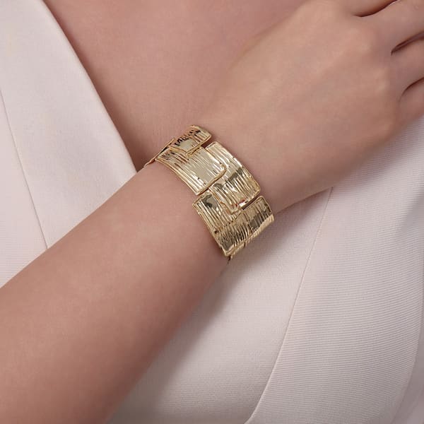 Sun Collection Geometric Plate Bracelet