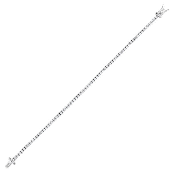 Gift Collection Classic Waterway Zircon Stone Silver Women's Bracelet
