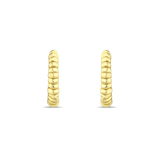 Sun Collection Embossed Silver Earcuff Earring