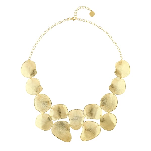 Sun Collection Gold Plated Silver Necklace