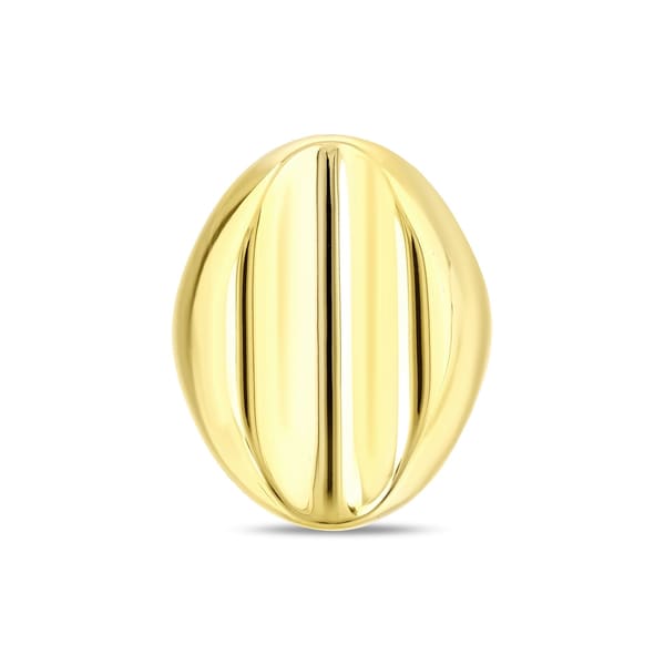 Sun Collection Mirror Shield Silver Ring