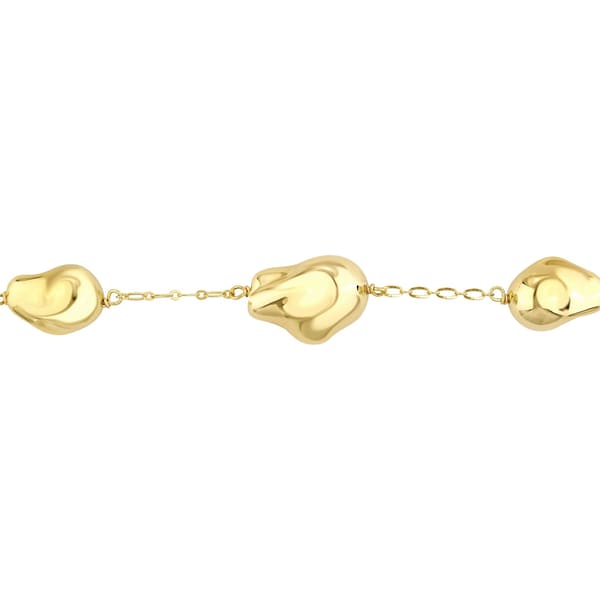 Sun Collection Pebble Silver Bracelet