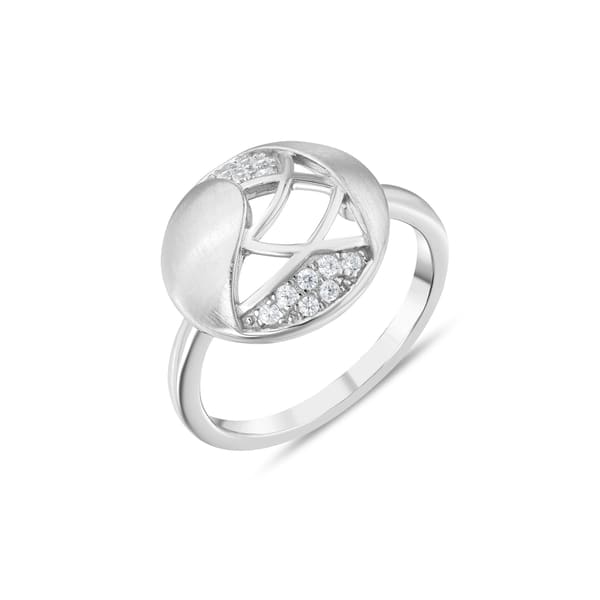 Серебряное кольцо с камнями Gift Collection с окошком