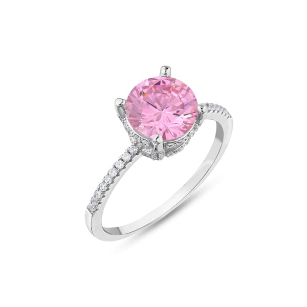 Baguette YR13363-P Silver Ring