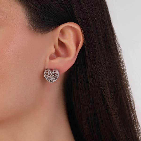 Серьги Gift Collection «Геометрическое сердце»