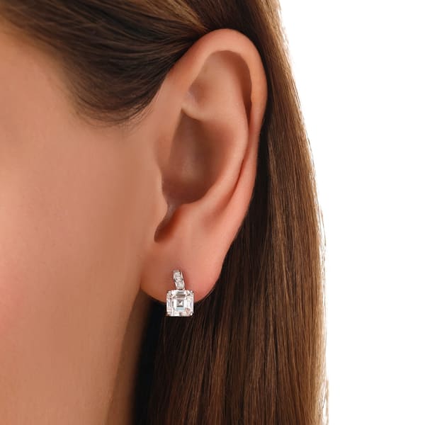 Gift Collection Square Cut Dangle Stone Earrings