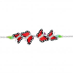 Monarch Butterfly Model-2 Gümüş Bileklik