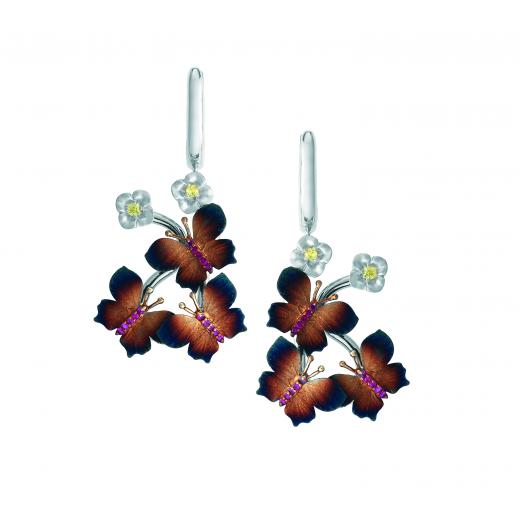 Global Warming Gümüş Küpe